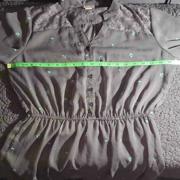 Mossimo sheer dress top sz-M - Picture 6 of 6